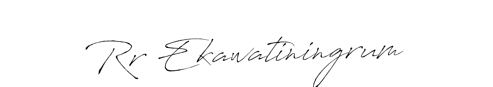 Rr Ekawatiningrum stylish signature style. Best Handwritten Sign (Antro_Vectra) for my name. Handwritten Signature Collection Ideas for my name Rr Ekawatiningrum. Rr Ekawatiningrum signature style 6 images and pictures png