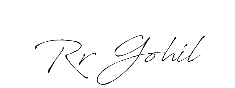 How to Draw Rr Gohil signature style? Antro_Vectra is a latest design signature styles for name Rr Gohil. Rr Gohil signature style 6 images and pictures png