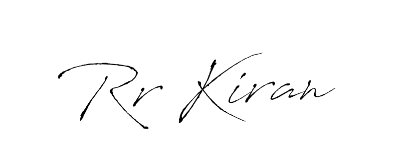 Antro_Vectra is a professional signature style that is perfect for those who want to add a touch of class to their signature. It is also a great choice for those who want to make their signature more unique. Get Rr Kiran name to fancy signature for free. Rr Kiran signature style 6 images and pictures png