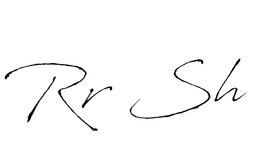 Also You can easily find your signature by using the search form. We will create Rr Sh name handwritten signature images for you free of cost using Antro_Vectra sign style. Rr Sh signature style 6 images and pictures png