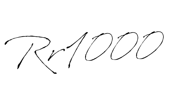 Antro_Vectra is a professional signature style that is perfect for those who want to add a touch of class to their signature. It is also a great choice for those who want to make their signature more unique. Get Rr1000 name to fancy signature for free. Rr1000 signature style 6 images and pictures png