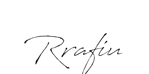 Create a beautiful signature design for name Rrafiu. With this signature (Antro_Vectra) fonts, you can make a handwritten signature for free. Rrafiu signature style 6 images and pictures png