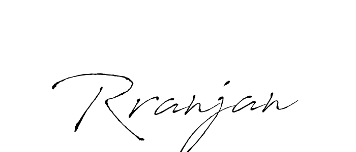 Design your own signature with our free online signature maker. With this signature software, you can create a handwritten (Antro_Vectra) signature for name Rranjan. Rranjan signature style 6 images and pictures png