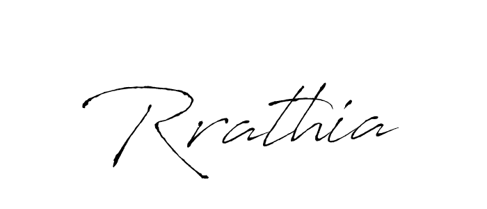 Rrathia stylish signature style. Best Handwritten Sign (Antro_Vectra) for my name. Handwritten Signature Collection Ideas for my name Rrathia. Rrathia signature style 6 images and pictures png