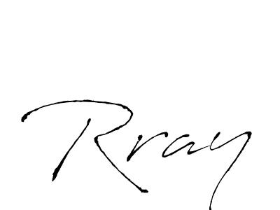 Design your own signature with our free online signature maker. With this signature software, you can create a handwritten (Antro_Vectra) signature for name Rray. Rray signature style 6 images and pictures png