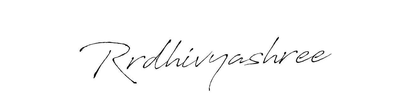 Create a beautiful signature design for name Rrdhivyashree. With this signature (Antro_Vectra) fonts, you can make a handwritten signature for free. Rrdhivyashree signature style 6 images and pictures png