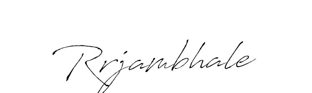 Design your own signature with our free online signature maker. With this signature software, you can create a handwritten (Antro_Vectra) signature for name Rrjambhale. Rrjambhale signature style 6 images and pictures png