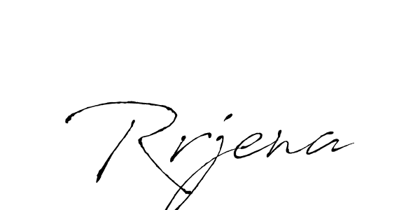 Antro_Vectra is a professional signature style that is perfect for those who want to add a touch of class to their signature. It is also a great choice for those who want to make their signature more unique. Get Rrjena name to fancy signature for free. Rrjena signature style 6 images and pictures png