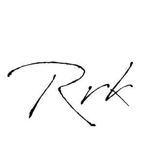 Rrk stylish signature style. Best Handwritten Sign (Antro_Vectra) for my name. Handwritten Signature Collection Ideas for my name Rrk. Rrk signature style 6 images and pictures png