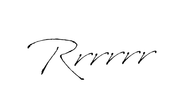 How to make Rrrrrr signature? Antro_Vectra is a professional autograph style. Create handwritten signature for Rrrrrr name. Rrrrrr signature style 6 images and pictures png