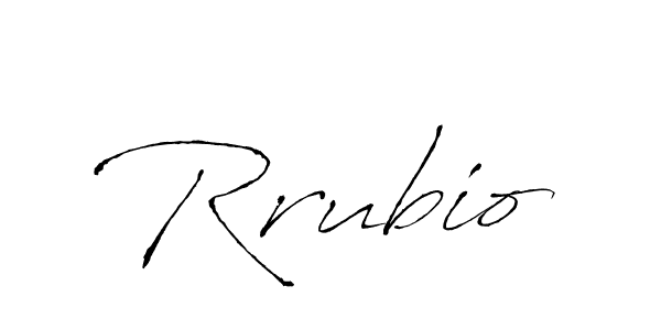 Use a signature maker to create a handwritten signature online. With this signature software, you can design (Antro_Vectra) your own signature for name Rrubio. Rrubio signature style 6 images and pictures png