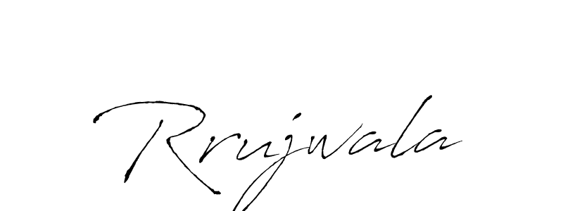 Use a signature maker to create a handwritten signature online. With this signature software, you can design (Antro_Vectra) your own signature for name Rrujwala. Rrujwala signature style 6 images and pictures png
