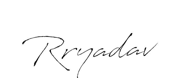 Design your own signature with our free online signature maker. With this signature software, you can create a handwritten (Antro_Vectra) signature for name Rryadav. Rryadav signature style 6 images and pictures png
