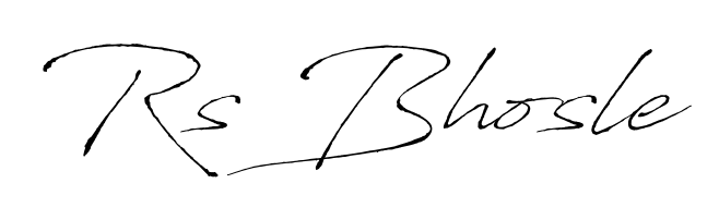 If you are searching for the best signature style for your name Rs Bhosle, here we have designed multiple signature styles using Antro_Vectra. Rs Bhosle signature style 6 images and pictures png