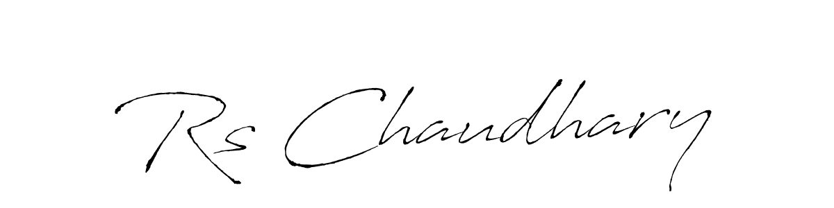 if you are searching for the best signature style for your name Rs Chaudhary. so please give up your signature search. here we have designed multiple signature styles  using Antro_Vectra. Rs Chaudhary signature style 6 images and pictures png