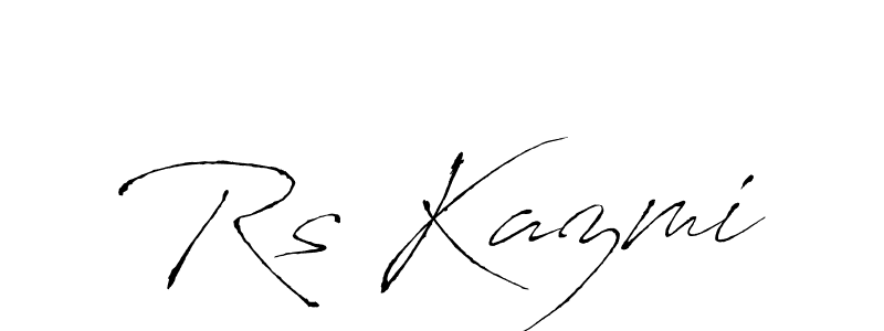 You can use this online signature creator to create a handwritten signature for the name Rs Kazmi. This is the best online autograph maker. Rs Kazmi signature style 6 images and pictures png