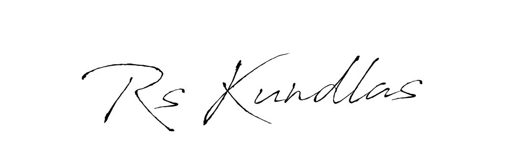 The best way (Antro_Vectra) to make a short signature is to pick only two or three words in your name. The name Rs Kundlas include a total of six letters. For converting this name. Rs Kundlas signature style 6 images and pictures png