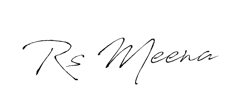 Make a beautiful signature design for name Rs Meena. Use this online signature maker to create a handwritten signature for free. Rs Meena signature style 6 images and pictures png