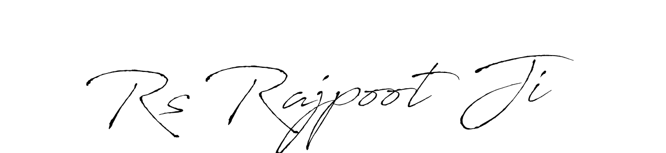 It looks lik you need a new signature style for name Rs Rajpoot Ji. Design unique handwritten (Antro_Vectra) signature with our free signature maker in just a few clicks. Rs Rajpoot Ji signature style 6 images and pictures png