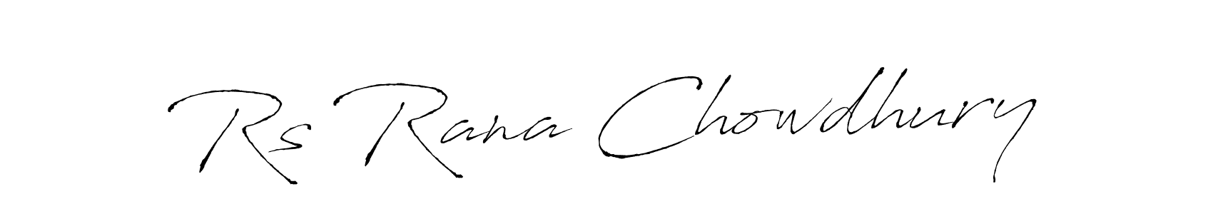 Antro_Vectra is a professional signature style that is perfect for those who want to add a touch of class to their signature. It is also a great choice for those who want to make their signature more unique. Get Rs Rana Chowdhury name to fancy signature for free. Rs Rana Chowdhury signature style 6 images and pictures png