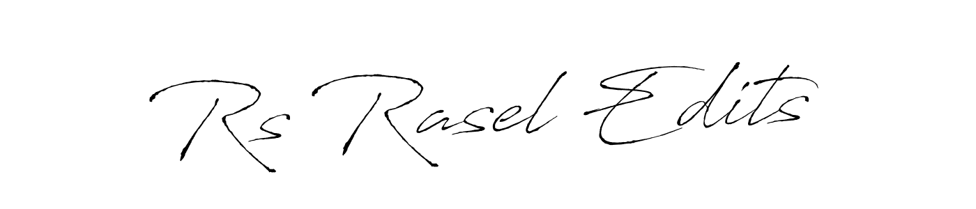 Similarly Antro_Vectra is the best handwritten signature design. Signature creator online .You can use it as an online autograph creator for name Rs Rasel Edits. Rs Rasel Edits signature style 6 images and pictures png