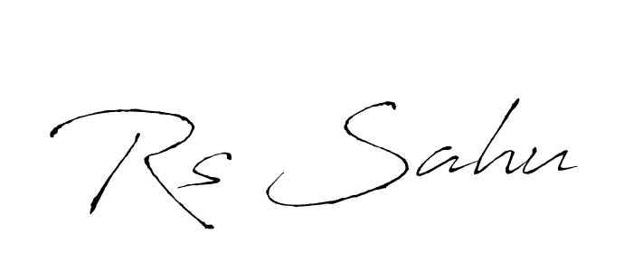 Once you've used our free online signature maker to create your best signature Antro_Vectra style, it's time to enjoy all of the benefits that Rs Sahu name signing documents. Rs Sahu signature style 6 images and pictures png