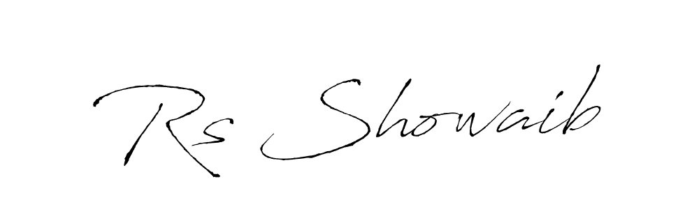if you are searching for the best signature style for your name Rs Showaib. so please give up your signature search. here we have designed multiple signature styles  using Antro_Vectra. Rs Showaib signature style 6 images and pictures png