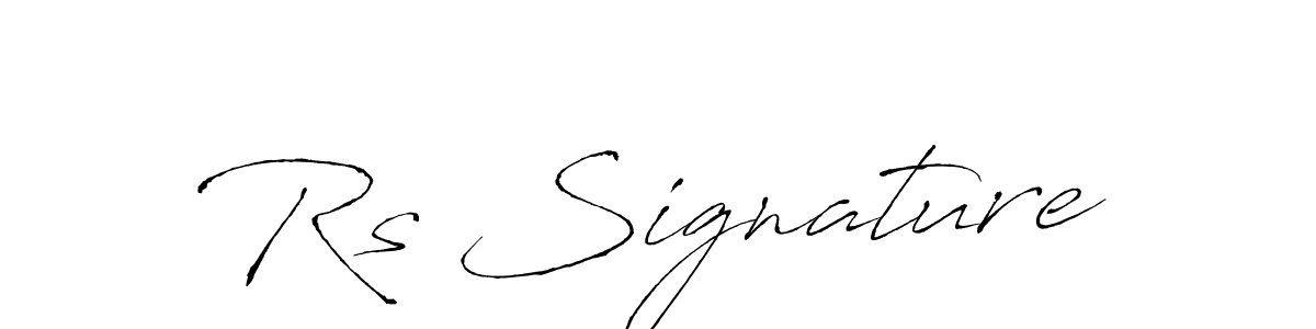 Also You can easily find your signature by using the search form. We will create Rs Signature name handwritten signature images for you free of cost using Antro_Vectra sign style. Rs Signature signature style 6 images and pictures png