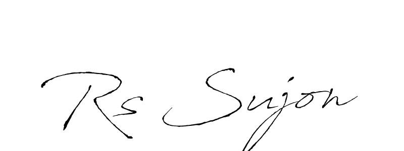 It looks lik you need a new signature style for name Rs Sujon. Design unique handwritten (Antro_Vectra) signature with our free signature maker in just a few clicks. Rs Sujon signature style 6 images and pictures png