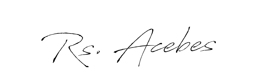 Best and Professional Signature Style for Rs. Acebes. Antro_Vectra Best Signature Style Collection. Rs. Acebes signature style 6 images and pictures png