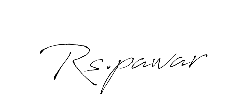 How to make Rs.pawar name signature. Use Antro_Vectra style for creating short signs online. This is the latest handwritten sign. Rs.pawar signature style 6 images and pictures png