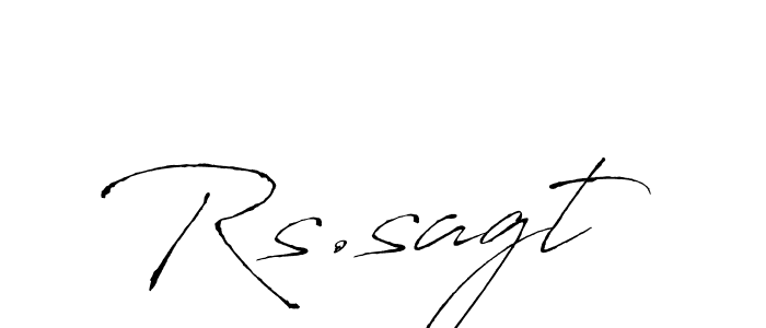 How to make Rs.sagt signature? Antro_Vectra is a professional autograph style. Create handwritten signature for Rs.sagt name. Rs.sagt signature style 6 images and pictures png