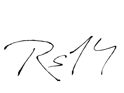 Once you've used our free online signature maker to create your best signature Antro_Vectra style, it's time to enjoy all of the benefits that Rs14 name signing documents. Rs14 signature style 6 images and pictures png
