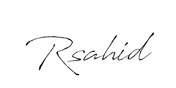 Also we have Rsahid name is the best signature style. Create professional handwritten signature collection using Antro_Vectra autograph style. Rsahid signature style 6 images and pictures png