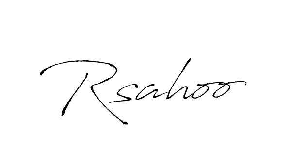 Also You can easily find your signature by using the search form. We will create Rsahoo name handwritten signature images for you free of cost using Antro_Vectra sign style. Rsahoo signature style 6 images and pictures png