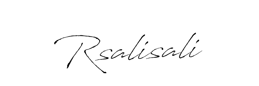 Design your own signature with our free online signature maker. With this signature software, you can create a handwritten (Antro_Vectra) signature for name Rsalisali. Rsalisali signature style 6 images and pictures png