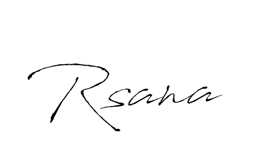 Use a signature maker to create a handwritten signature online. With this signature software, you can design (Antro_Vectra) your own signature for name Rsana. Rsana signature style 6 images and pictures png