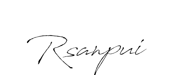 Make a short Rsanpui signature style. Manage your documents anywhere anytime using Antro_Vectra. Create and add eSignatures, submit forms, share and send files easily. Rsanpui signature style 6 images and pictures png