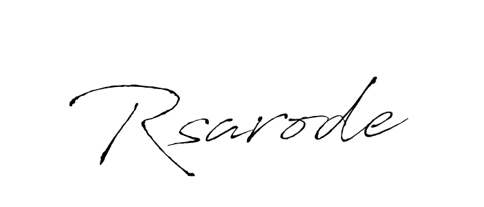 Rsarode stylish signature style. Best Handwritten Sign (Antro_Vectra) for my name. Handwritten Signature Collection Ideas for my name Rsarode. Rsarode signature style 6 images and pictures png