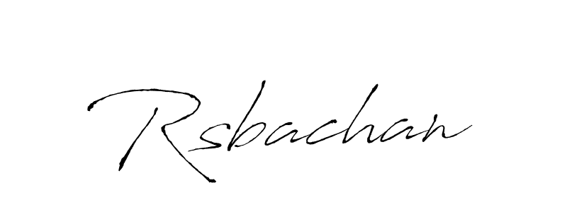 Make a beautiful signature design for name Rsbachan. Use this online signature maker to create a handwritten signature for free. Rsbachan signature style 6 images and pictures png