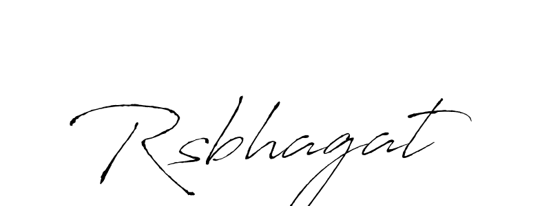 Make a beautiful signature design for name Rsbhagat. With this signature (Antro_Vectra) style, you can create a handwritten signature for free. Rsbhagat signature style 6 images and pictures png