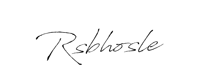 How to make Rsbhosle signature? Antro_Vectra is a professional autograph style. Create handwritten signature for Rsbhosle name. Rsbhosle signature style 6 images and pictures png