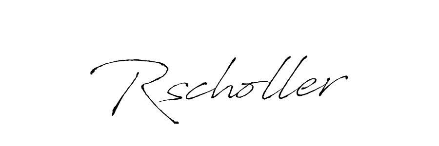 if you are searching for the best signature style for your name Rscholler. so please give up your signature search. here we have designed multiple signature styles  using Antro_Vectra. Rscholler signature style 6 images and pictures png