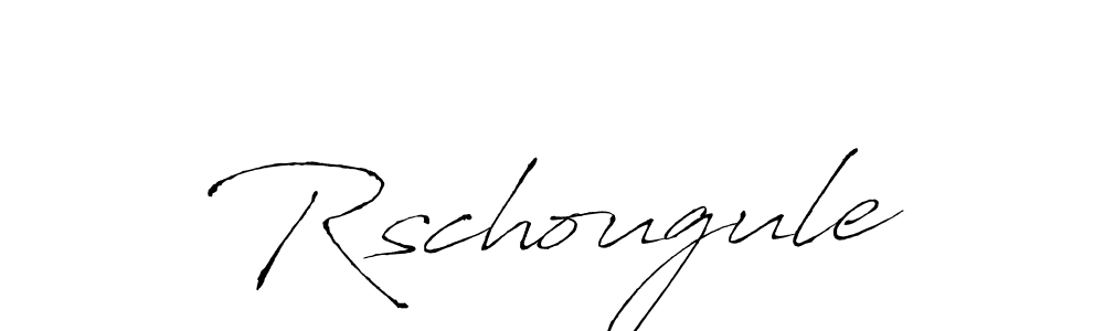 Use a signature maker to create a handwritten signature online. With this signature software, you can design (Antro_Vectra) your own signature for name Rschougule. Rschougule signature style 6 images and pictures png