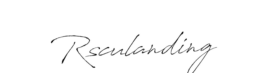 Make a beautiful signature design for name Rsculanding. Use this online signature maker to create a handwritten signature for free. Rsculanding signature style 6 images and pictures png