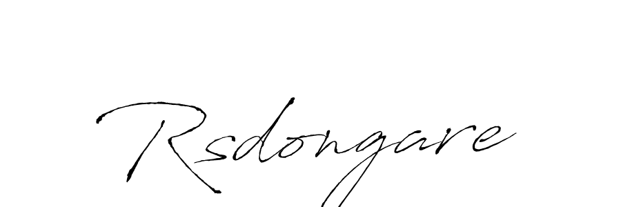 This is the best signature style for the Rsdongare name. Also you like these signature font (Antro_Vectra). Mix name signature. Rsdongare signature style 6 images and pictures png