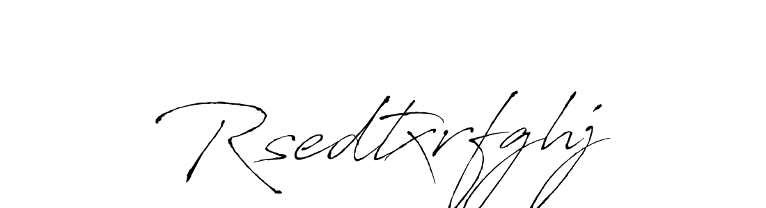 Make a short Rsedtxrfghj signature style. Manage your documents anywhere anytime using Antro_Vectra. Create and add eSignatures, submit forms, share and send files easily. Rsedtxrfghj signature style 6 images and pictures png