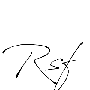 This is the best signature style for the Rsf name. Also you like these signature font (Antro_Vectra). Mix name signature. Rsf signature style 6 images and pictures png