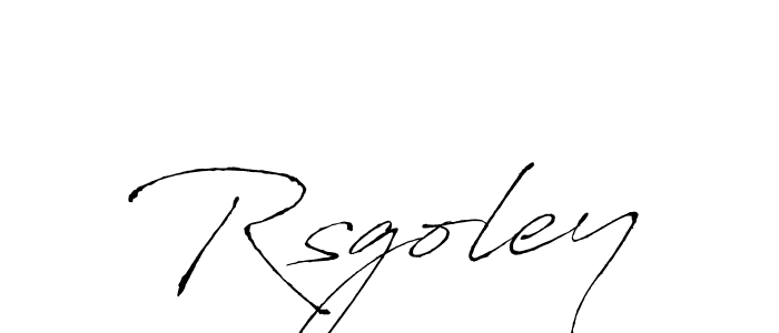 Create a beautiful signature design for name Rsgoley. With this signature (Antro_Vectra) fonts, you can make a handwritten signature for free. Rsgoley signature style 6 images and pictures png