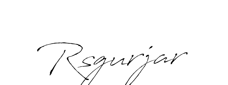 Antro_Vectra is a professional signature style that is perfect for those who want to add a touch of class to their signature. It is also a great choice for those who want to make their signature more unique. Get Rsgurjar name to fancy signature for free. Rsgurjar signature style 6 images and pictures png